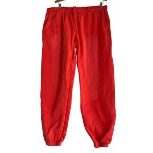 Entire Studios Studio HEAVY SWEATPANTS Men’s XXL Joggers Red ES2111 P0024